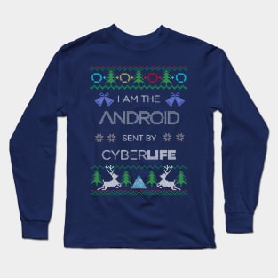 Detroit Become Human Ugly Christmas Sweater Long Sleeve T-Shirt